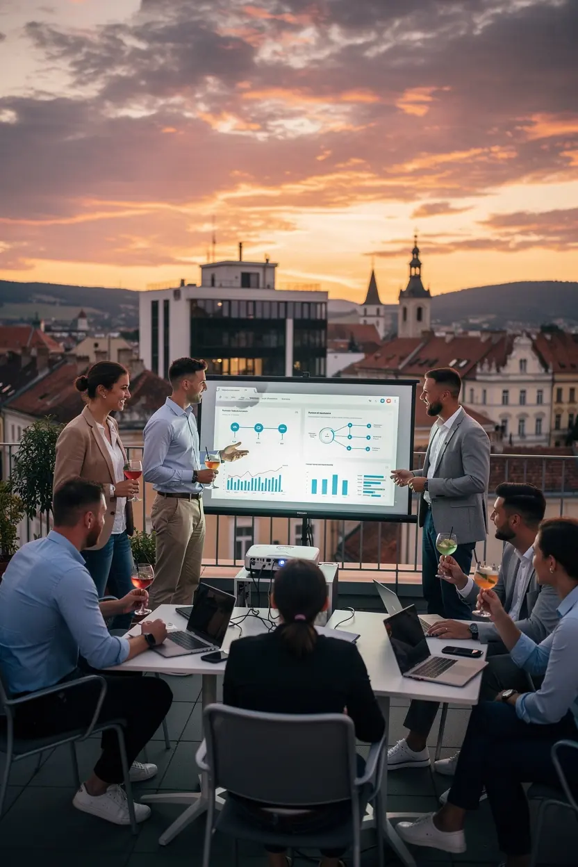 Modern office environment