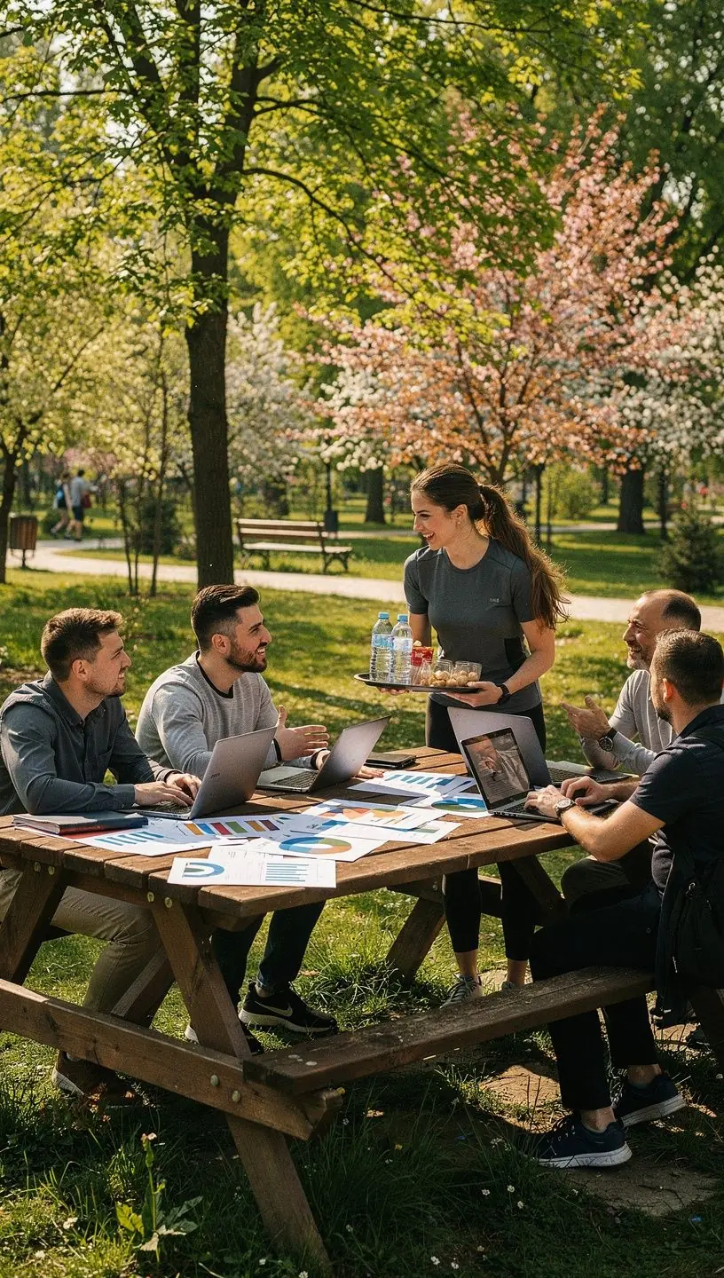 Professional team collaboration