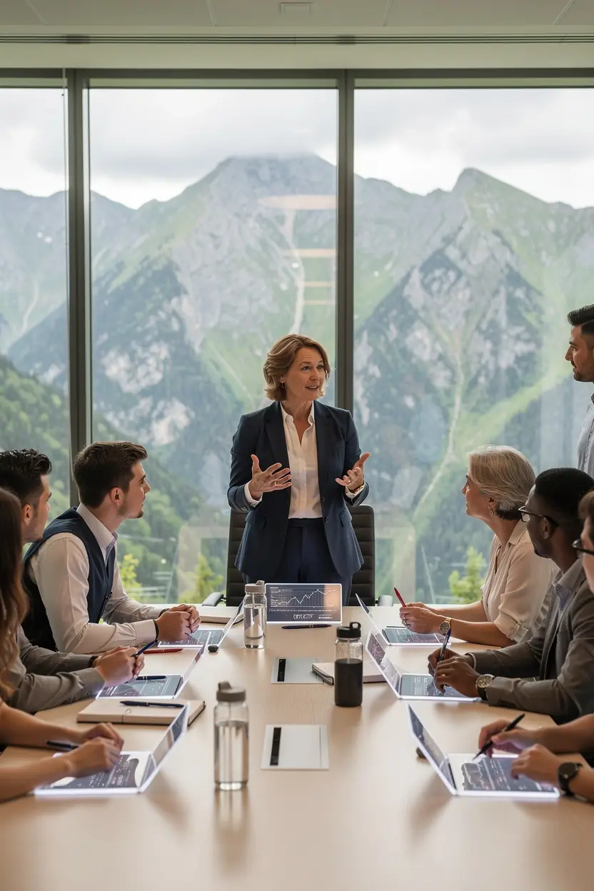 Professional business excellence illustration